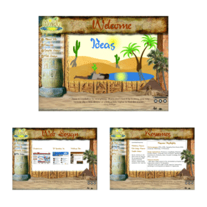 Flash Website: Egyptian Site