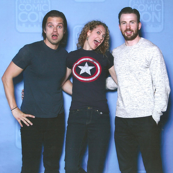 I've worked with or near some well-known people...